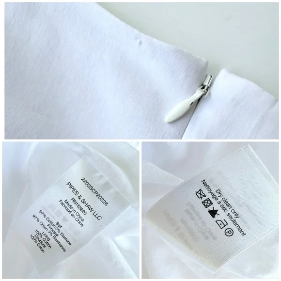 Veronica Beard Torres Corset-Waist Dress White Size 8 $498 MSRP - Picture 16 of 16